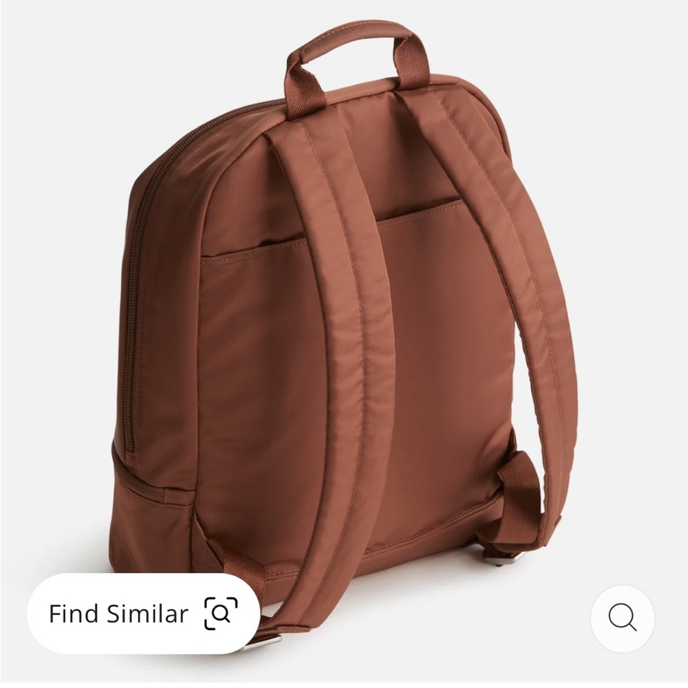 NWT: Vera Bradley Nylon Chancery Backpack in Cinnamon - Picture 3 of 9